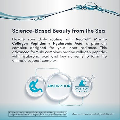 Neocell Marine Collagen Peptide + Hyaluronic Acid – 120 tablets