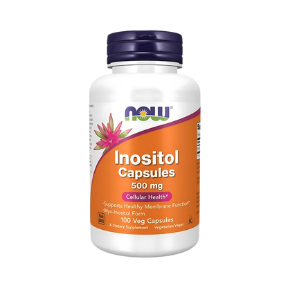 Now Inositol 500 mg Veg Capsules