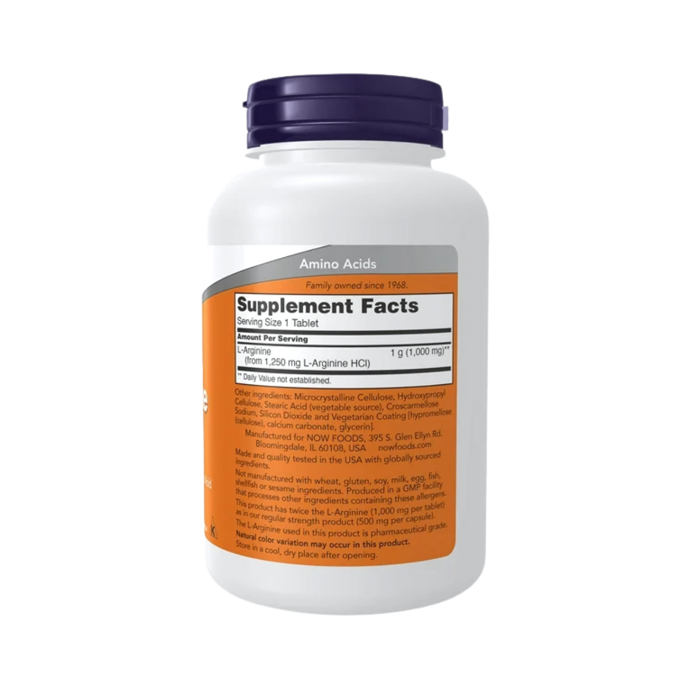 Now L-Arginine 1000mg 120 Tablets