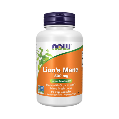 Now Lion’s Mane (500 mg) – 60 veg capsules