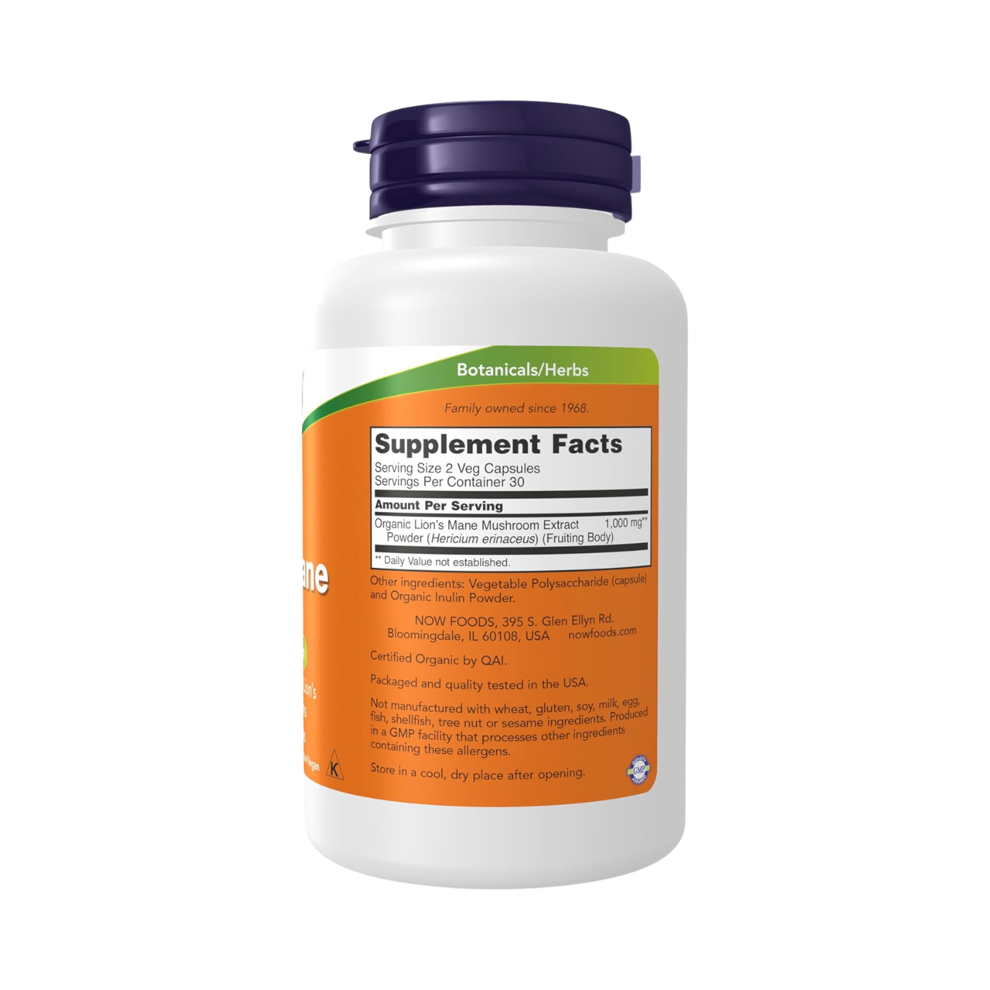 Now Lion’s Mane (500 mg) – 60 veg capsules