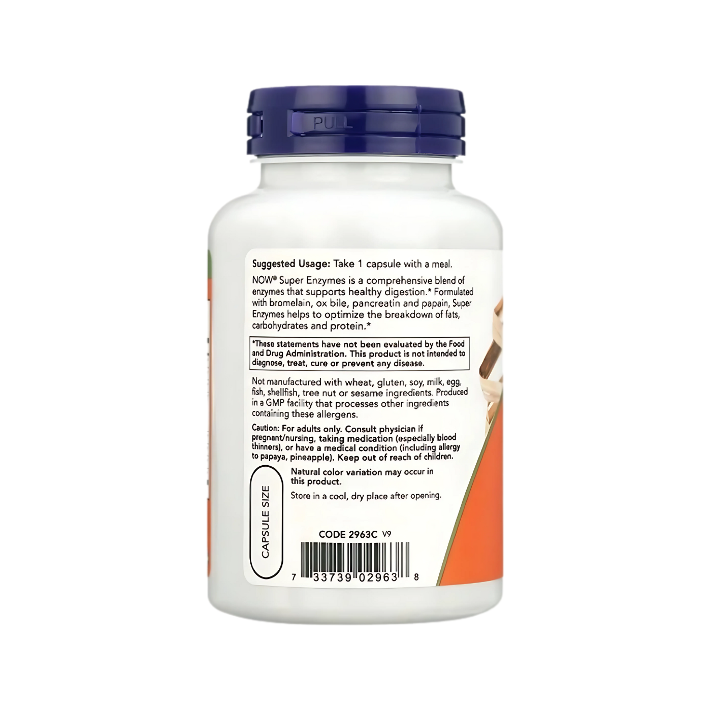 Now Super Enzymes 90, 180 Capsules