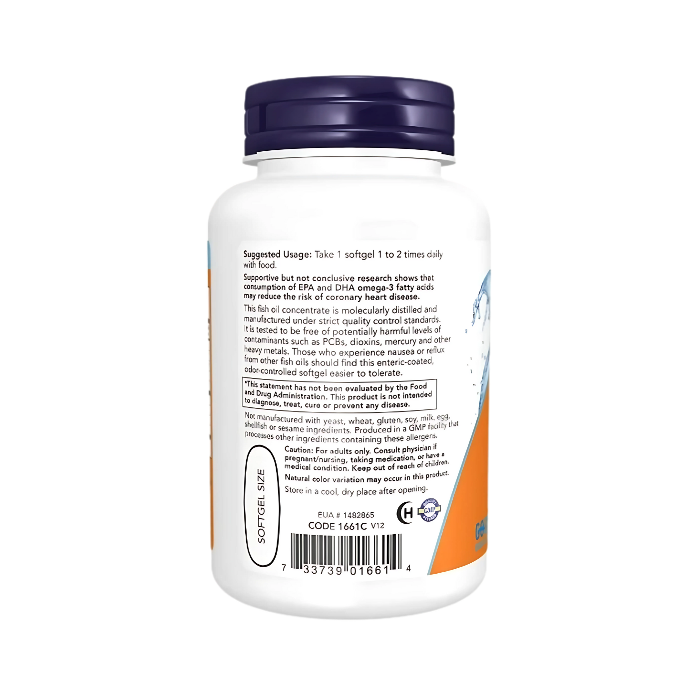 Now Ultra Omega-3 500 EPA / 250 DHA 90 Softgels