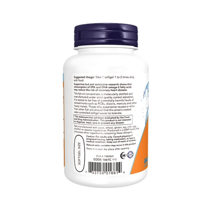 Now Ultra Omega-3 500 EPA / 250 DHA 90 Softgels