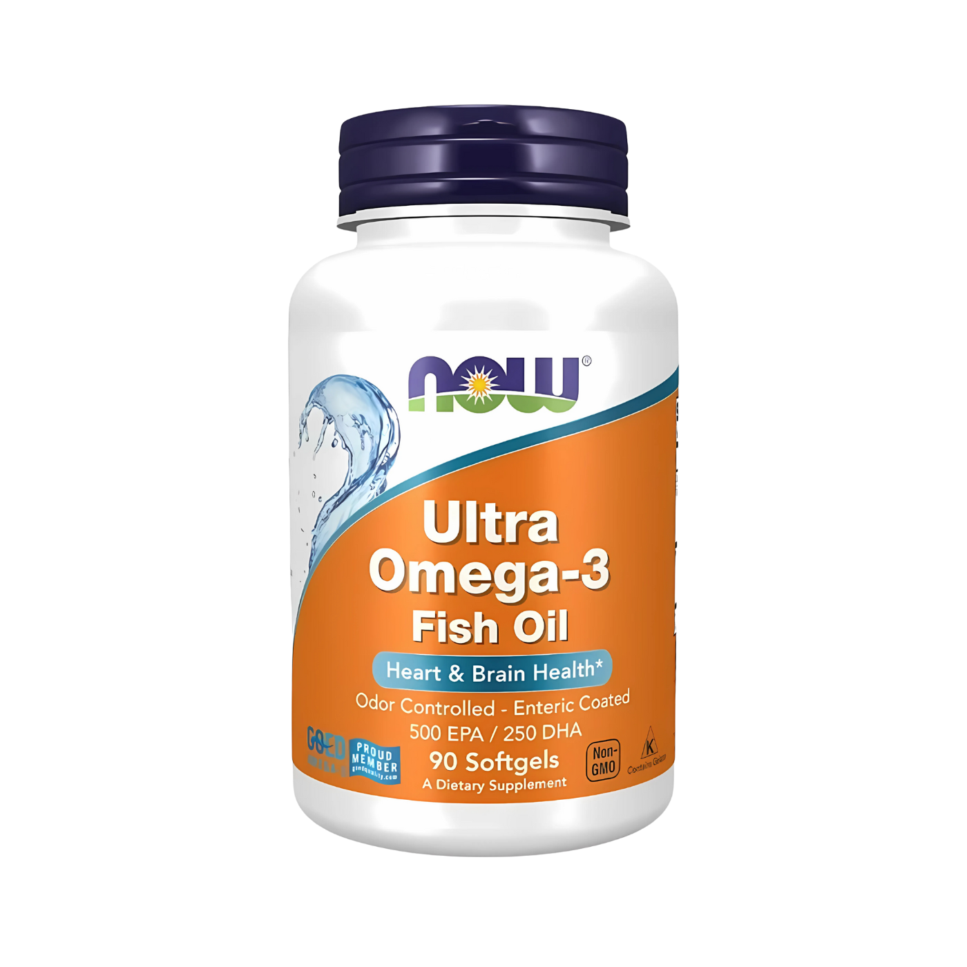 Now Ultra Omega-3 500 EPA / 250 DHA 90 Softgels