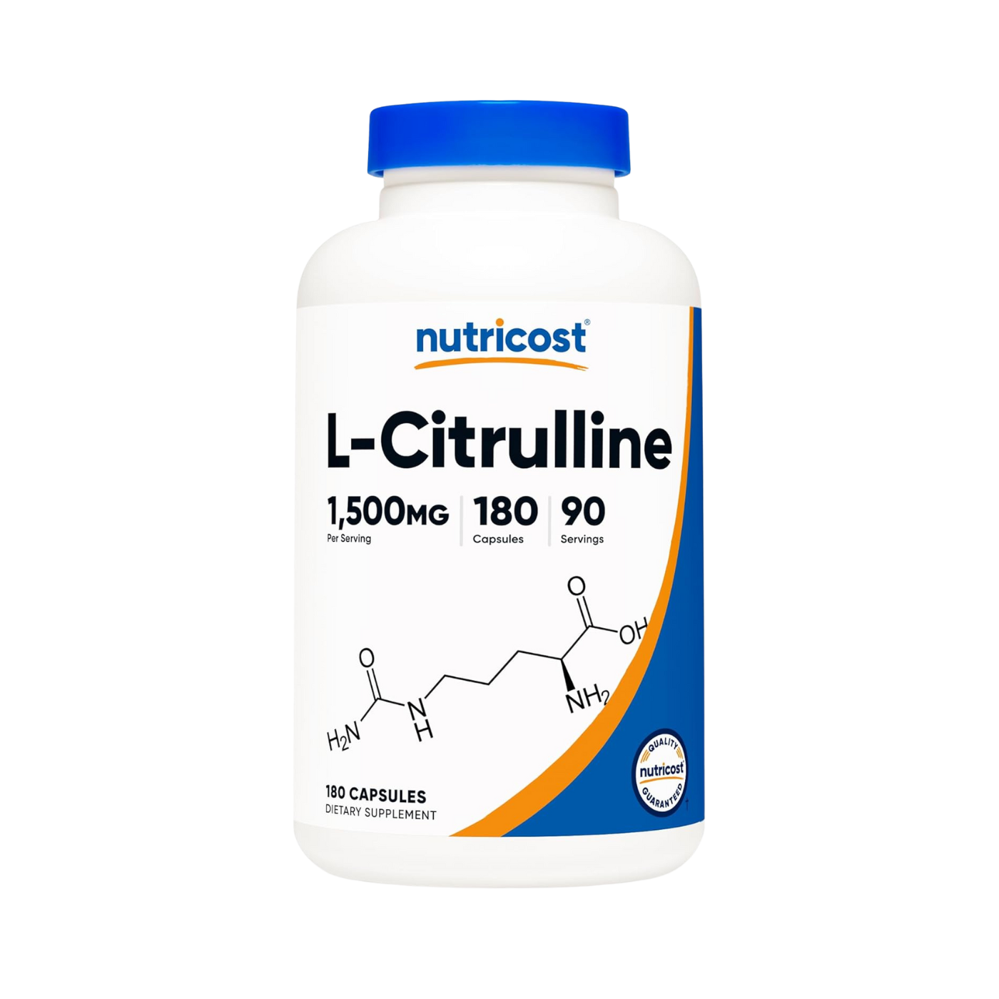 Nutricost L-Citrulline 1500mg 180 Capsules
