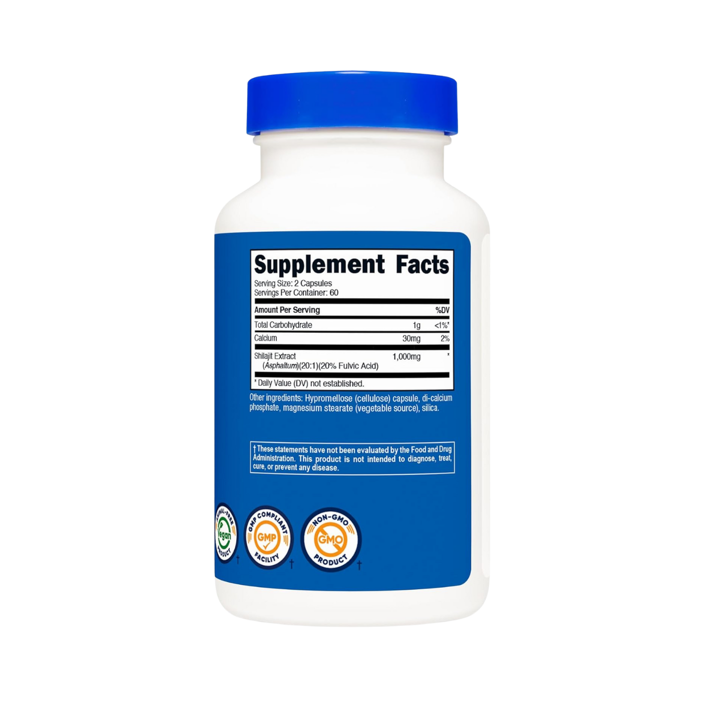 Nutricost Shilajit 1,000 mg 120 Capsules