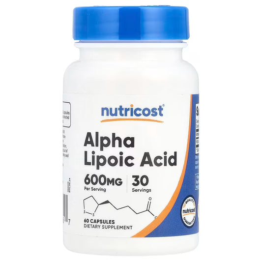 Nutricost Alpha Lipoic Acid 600mg Per Serving