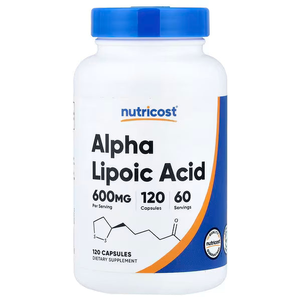 Nutricost Alpha Lipoic Acid 600mg Per Serving