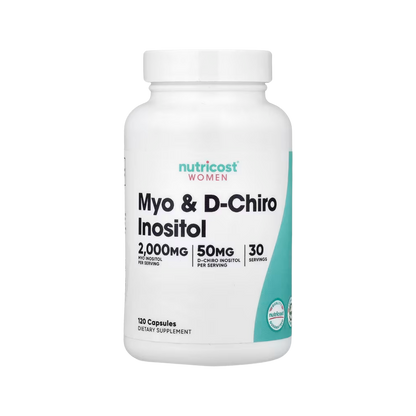 Nutricost, Women, Myo & D-Chiro Inositol, 120 Capsules