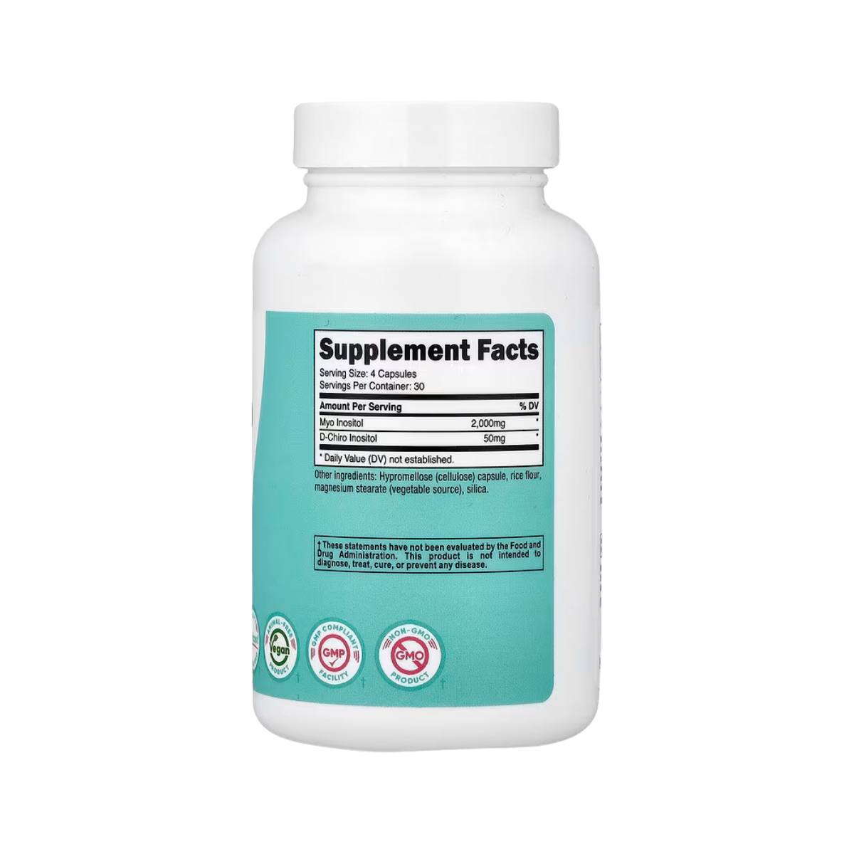 Nutricost, Women, Myo & D-Chiro Inositol, 120 Capsules