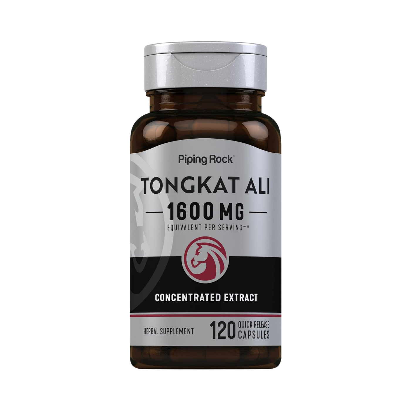 Piping Rock Tongkat Ali 1600mg (120 capsules)