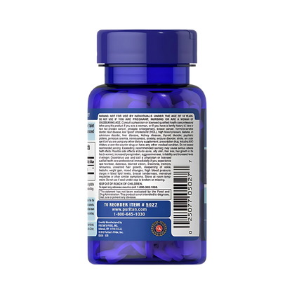 Puritan's Pride DHEA 50 mg DEHYDROEPIANDROSTERONE Tabs
