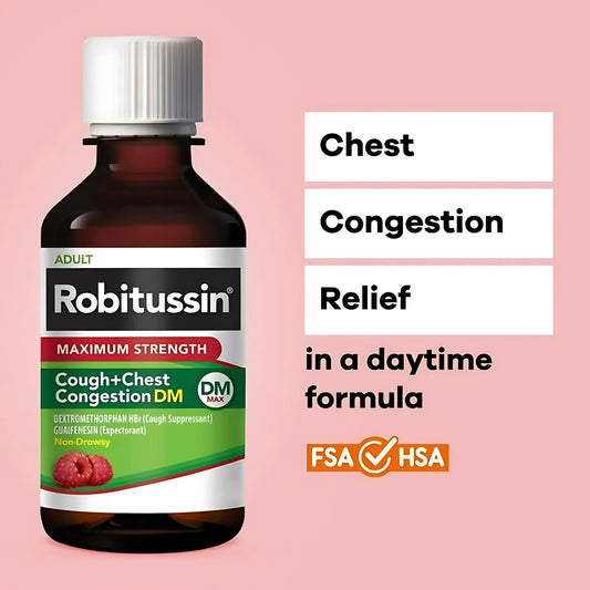 Haleon Robitussin Cough Syrup Maximum Strength 118 ml