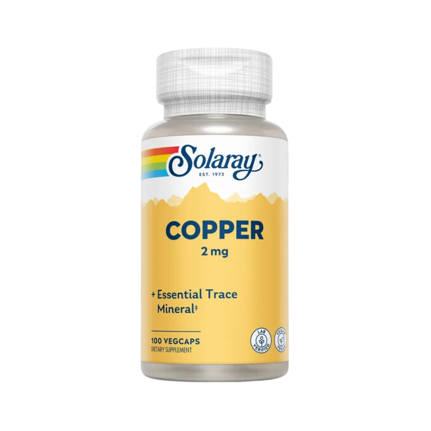 Solaray Copper 2 mg 100 Veg Caps