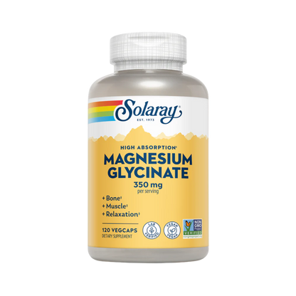 Solaray Magnesium Glycinate 350mg 120 veg caps