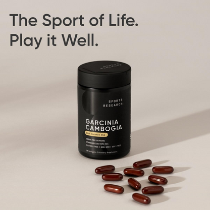 Sports Research Garcinia Cambogia Extract (60% HCA) with Extra Virgin Organic Coconut Oil | Non-GMO, Soy & Gluten Free 90 Liquid Softgels