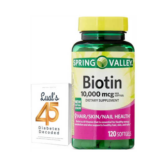 Spring Valley Biotin (10,000 mcg) – 120 softgel