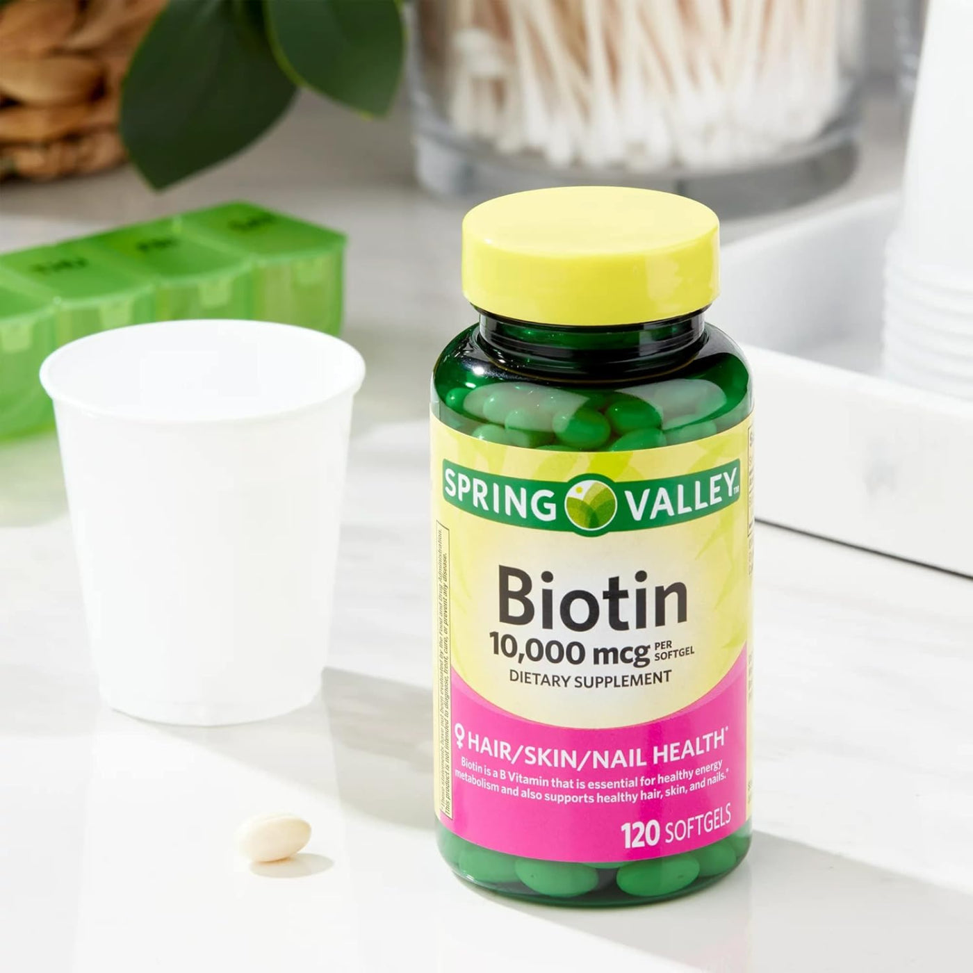 Spring Valley Biotin (10,000 mcg) – 120 softgel