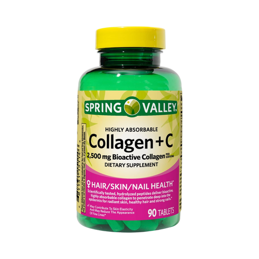 Spring Valley Collagen + Vitamin C 2500mg 90 Tablets