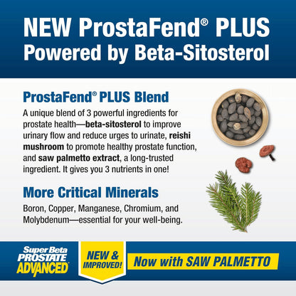 Super Beta Prostate Advanced + Saw Palmetto 60 Caplets