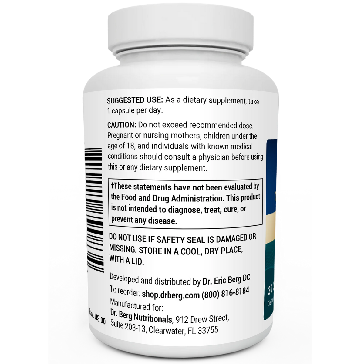 Dr. Berg TUDCA 250 mg – Liver, Gallbladder & Digestive Support, 30 Vegetable Capsules