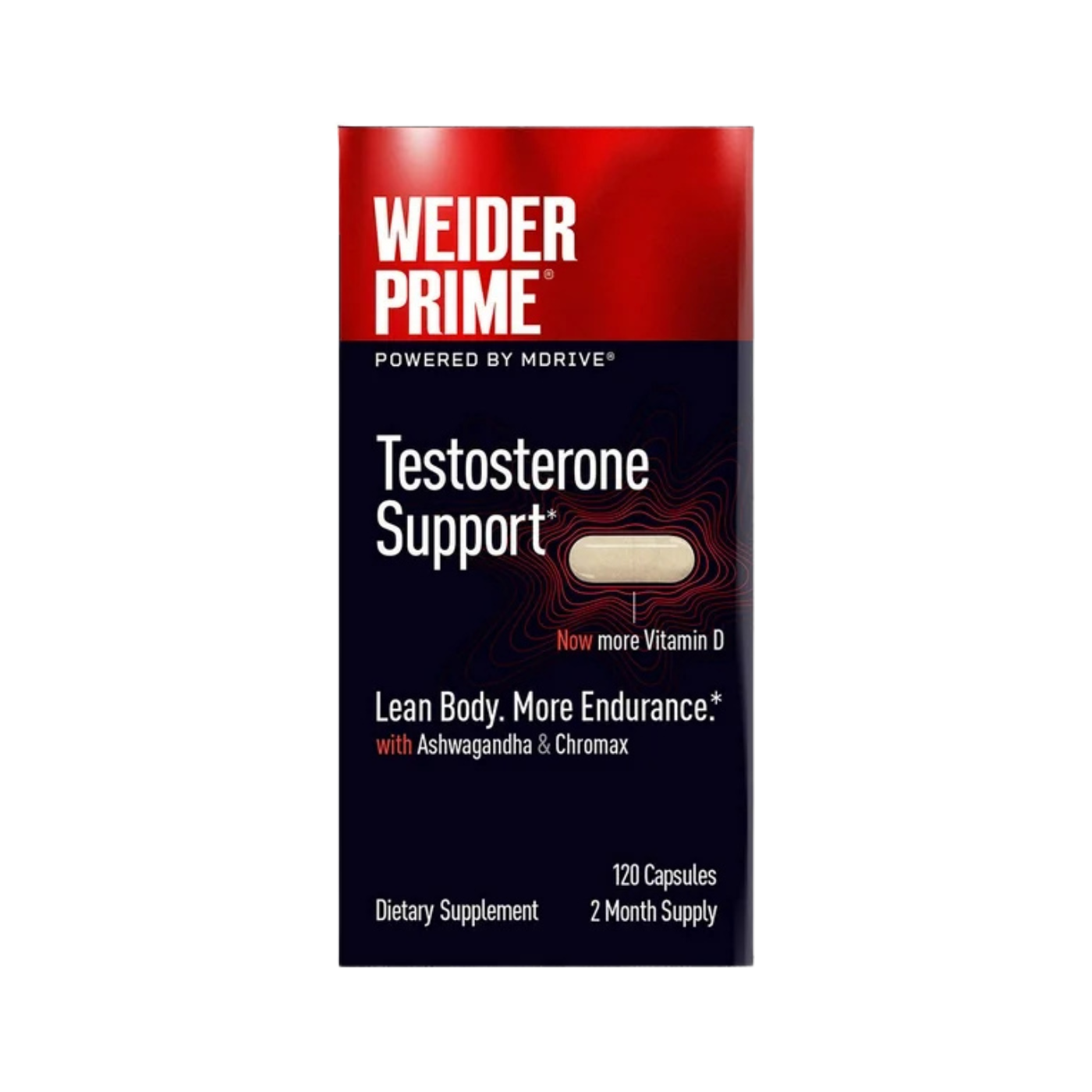 Weider Prime Testosterone Support 120 Caps