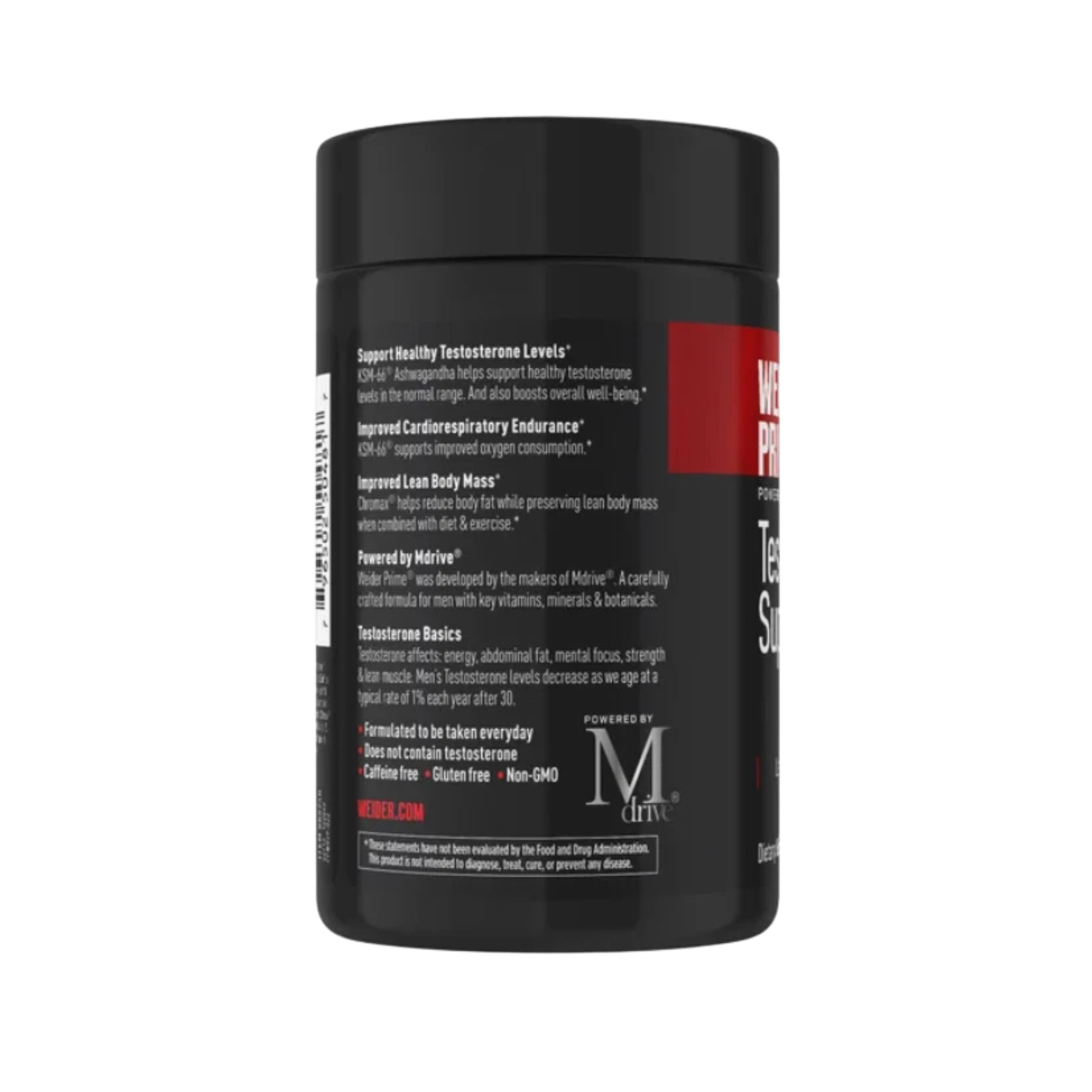 Weider Prime Testosterone Support 120 Caps