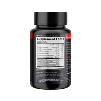 Weider Prime Testosterone Support 120 Caps