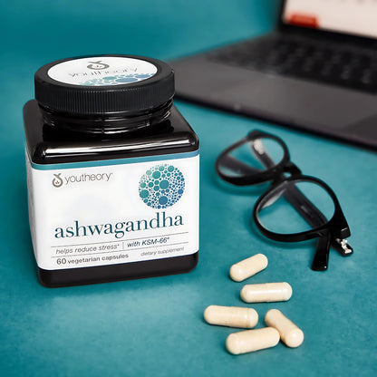 Youtheory Ashwagandha 1000mg 180 Capsules