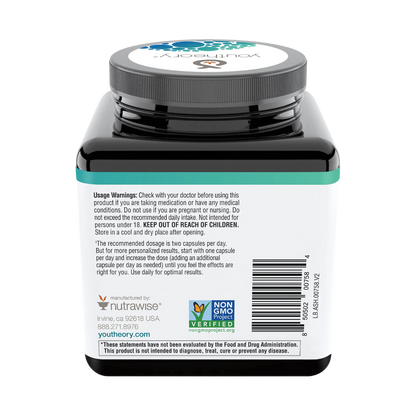 Youtheory Ashwagandha 1000mg 180 Capsules