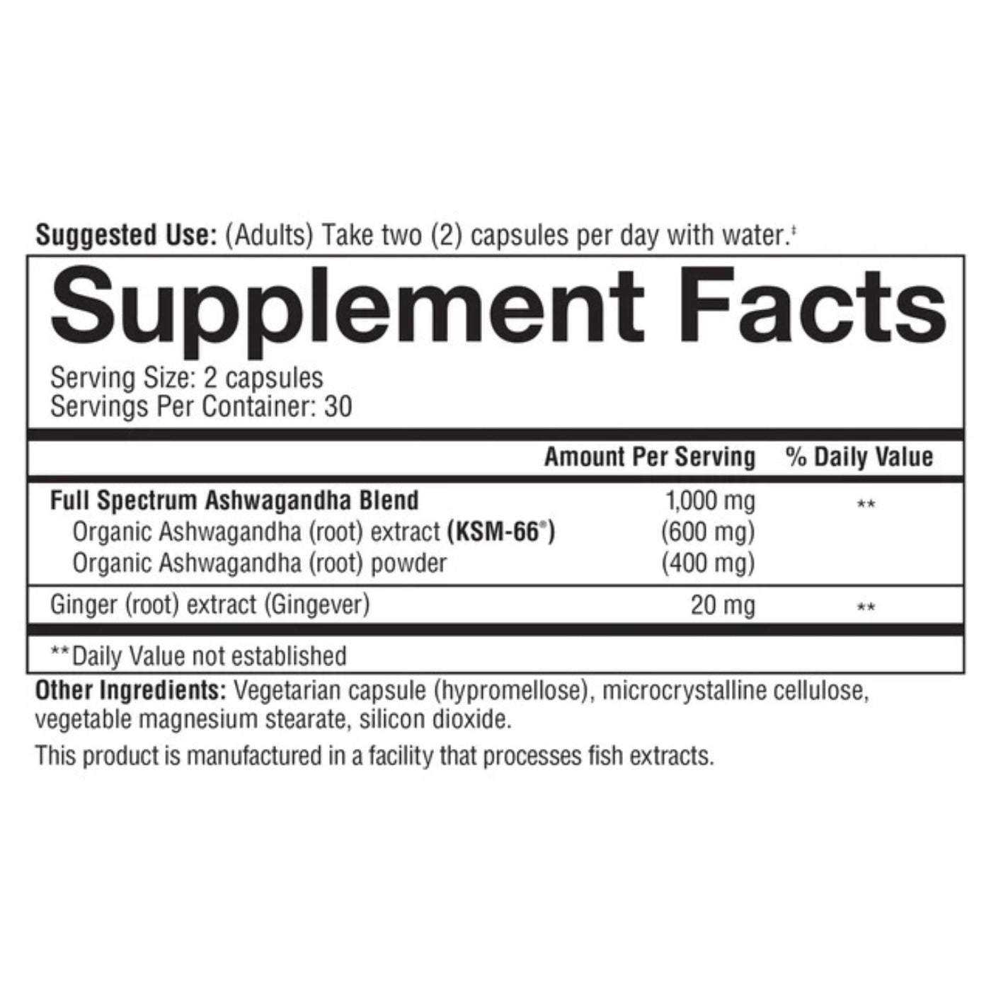 Youtheory Ashwagandha 1000mg 180 Capsules